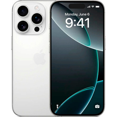 Смартфон Apple iPhone 16 Pro Max (eSIM) 512 ГБ белый титан